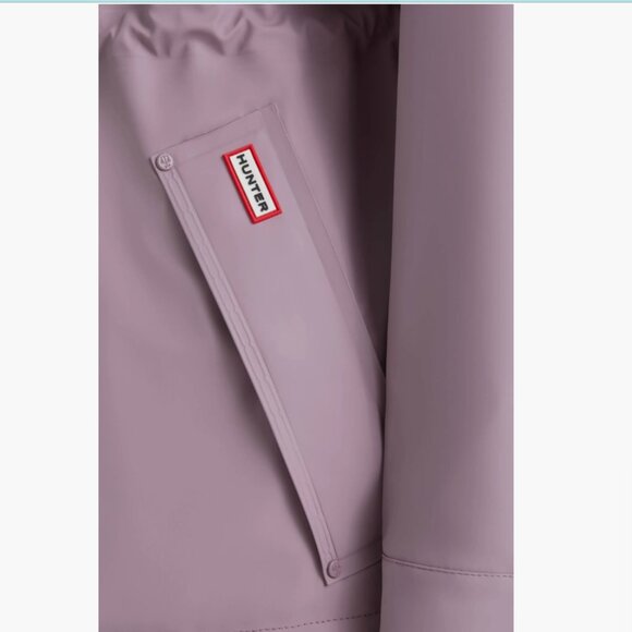 NEW HUNTER Acacia Rubberized Rain Jacket in Dusty Lilac for women 825 8m4 - Picture 6 of 8